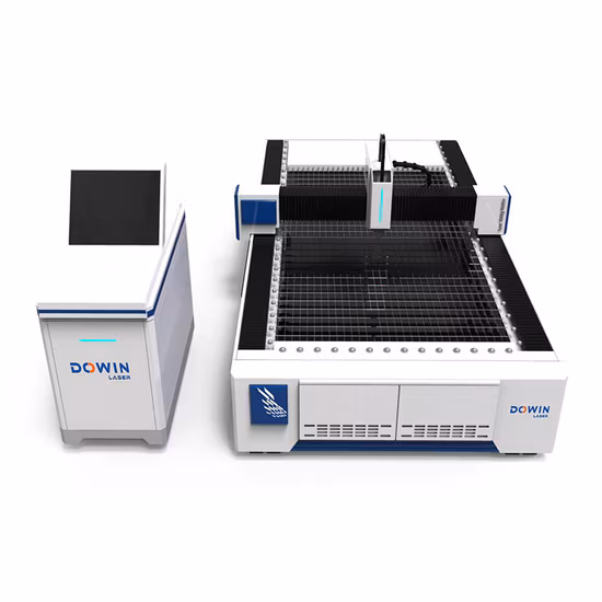 Pequeño láser de fibra óptica que corta 6060 1365 1390 500W 1000W máquina cortadora de metal