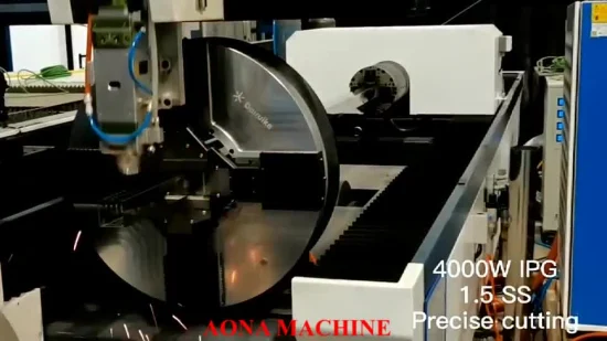 Máquina de corte por láser de tubos de metal cuadrados CNC